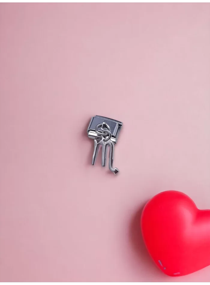 Sallantılı Akrep Burcu Charm Gümüş Renk
