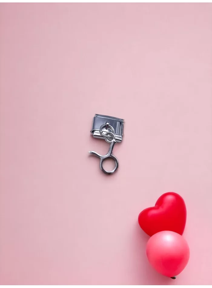 Sallantılı Boğa Burcu Charm Gümüş Renk
