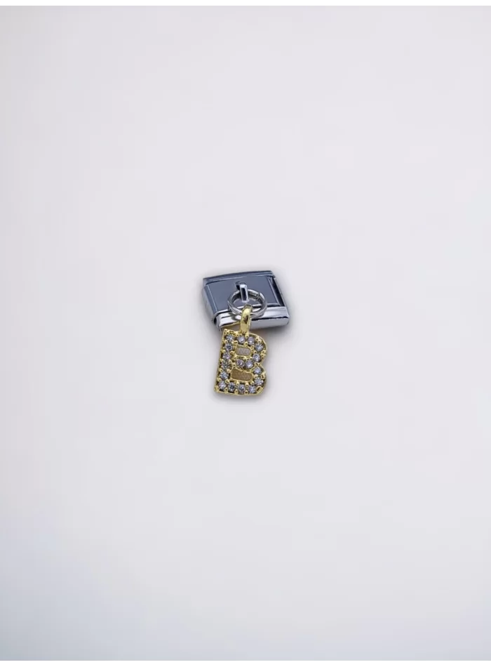 Sallantılı Harf Charm B Harfi Sarı Renk