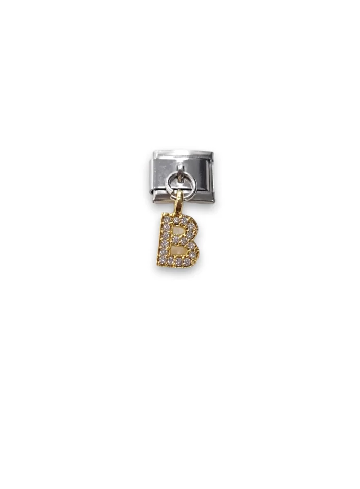 Sallantılı Harf Charm B Sarı Renk
