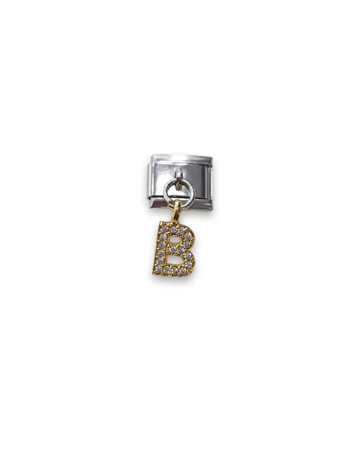 Sallantılı Harf Charm B Sarı Renk