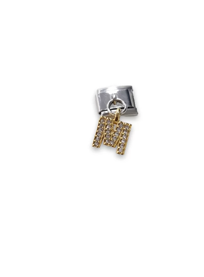 Sallantılı Harf Charm M Sarı Renk