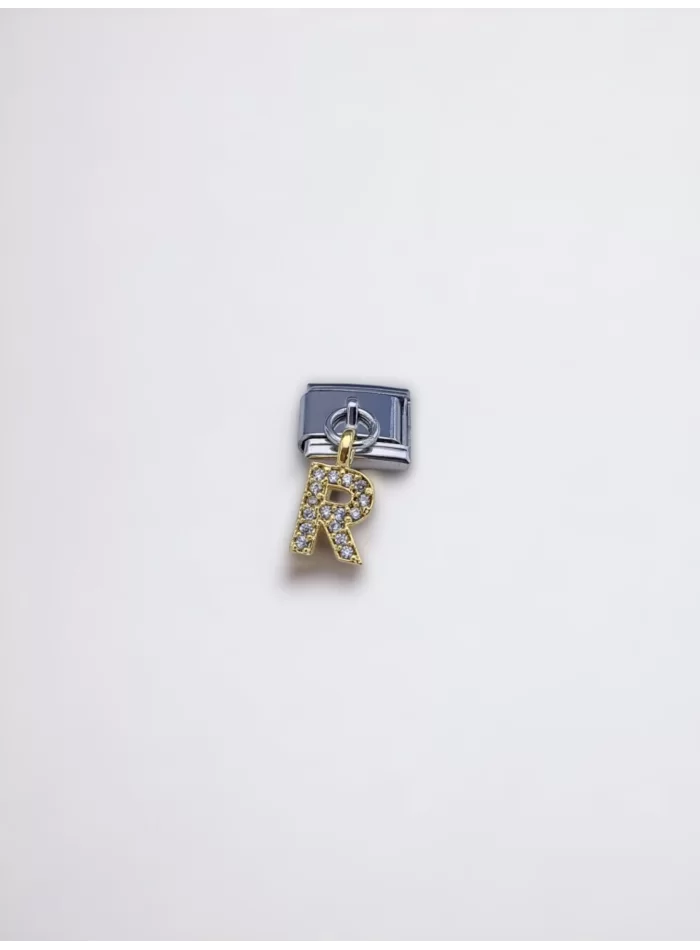 Sallantılı Harf Charm R Harfi Sarı Renk