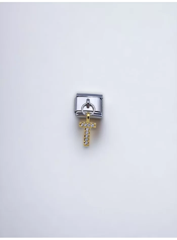 Sallantılı Harf Charm T Sarı Renk