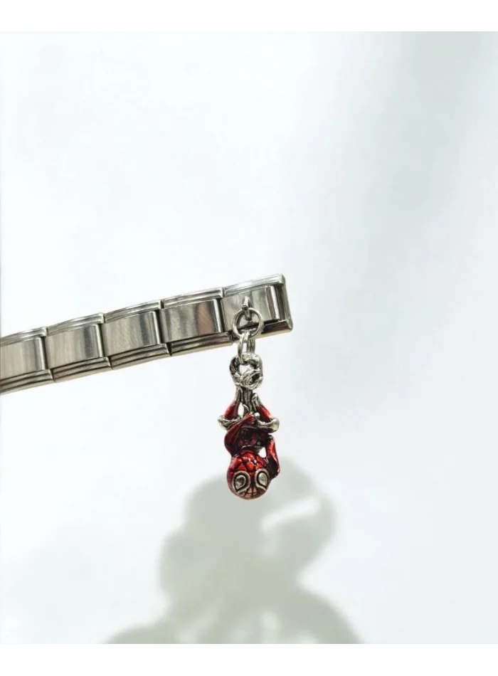 Sallantılı Kırmızı Desenli İtalyan Charm