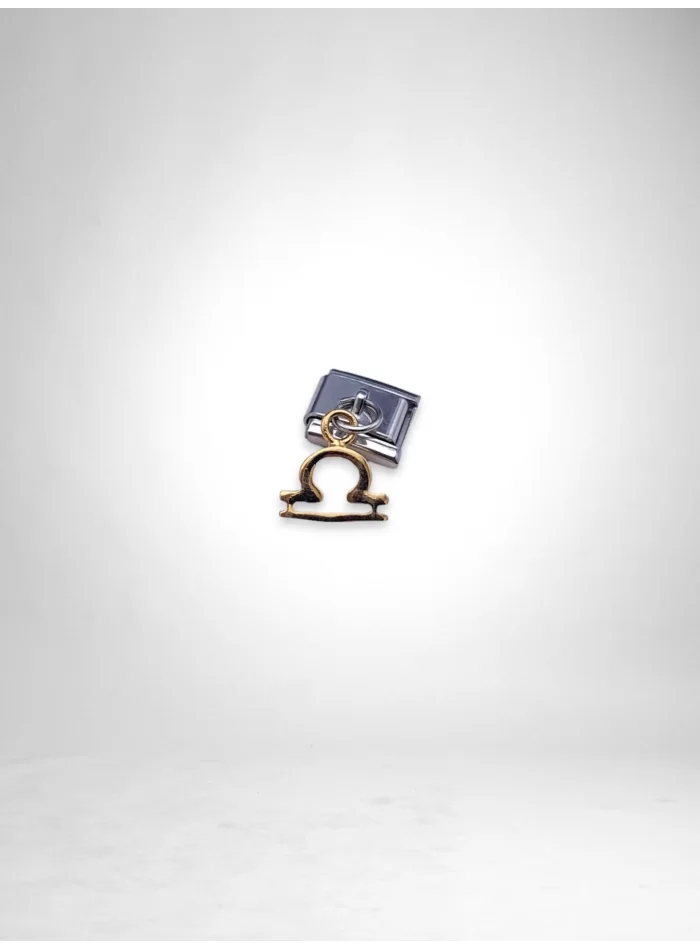 Sallantılı Terazi Burcu Charm Sarı Renk