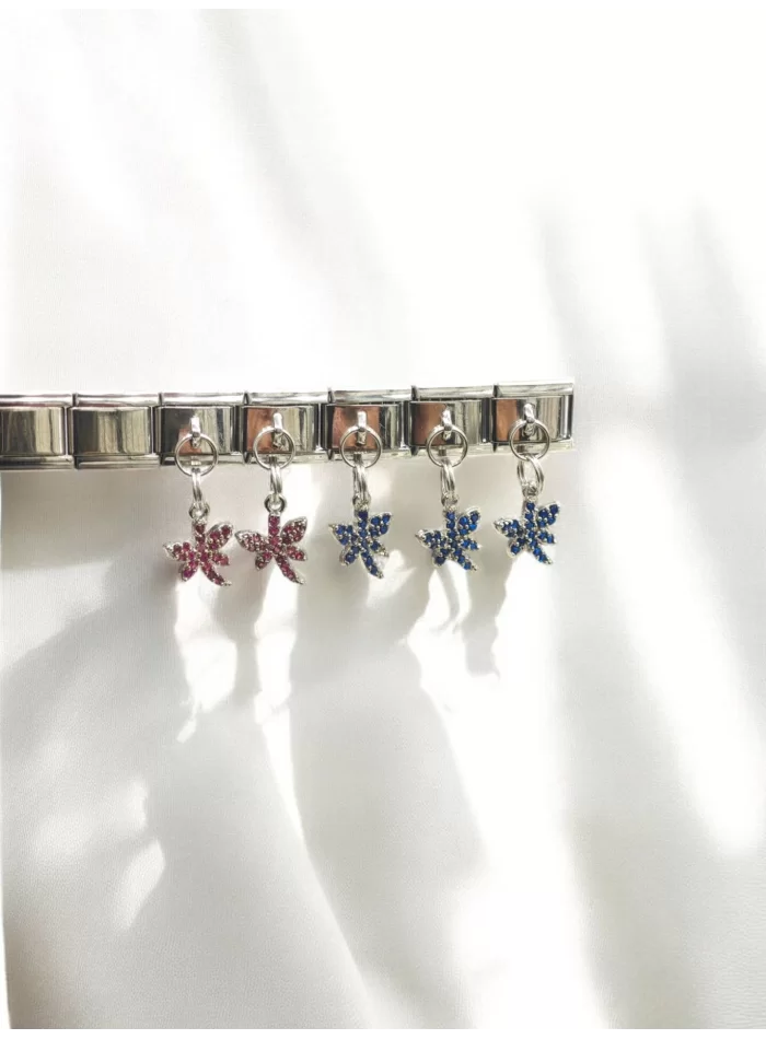 Sallantılı Yusufçuk Detaylı İtalyan Charm