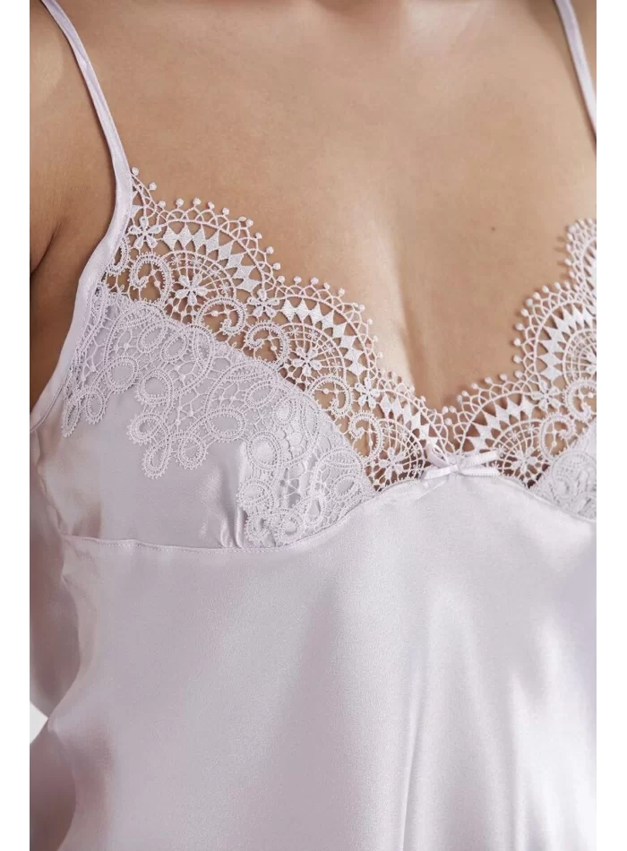 LUX Şık Saten Altılı Gelin Çeyiz Seti Viola