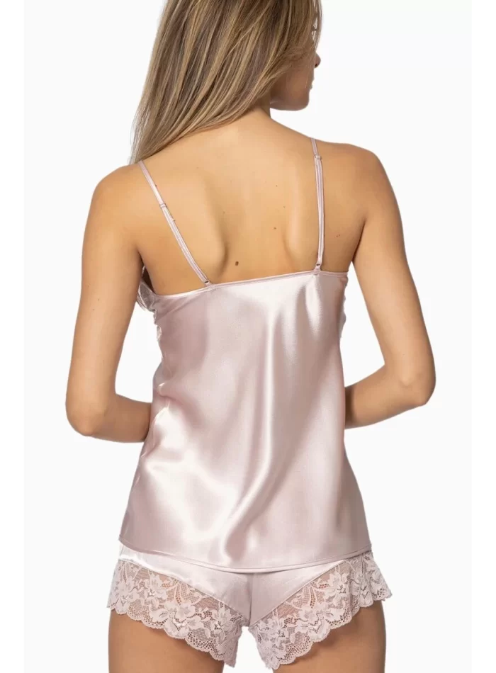Kaliteli Şık Babydoll Gecelik - Pudra Renk