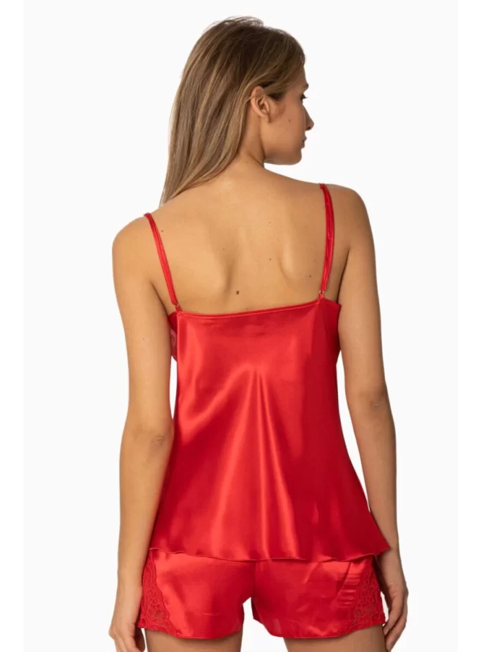 Kaliteli Şık Babydoll Gecelik - Kırmızı