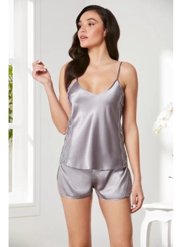 Kaliteli Şık Babydoll Gecelik Takımı - Royal