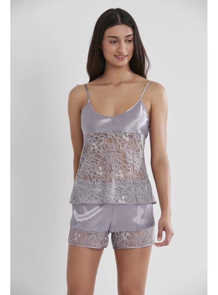 Kaliteli Şık Babydoll Gecelik Takımı - Royal