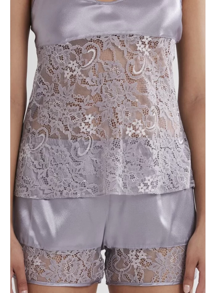 Kaliteli Şık Babydoll Gecelik Takımı - Royal