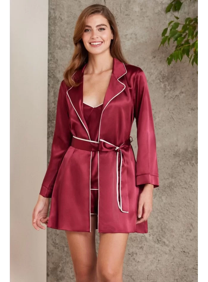 Kaliteli Şık Bordo Gelin Çeyiz Seti