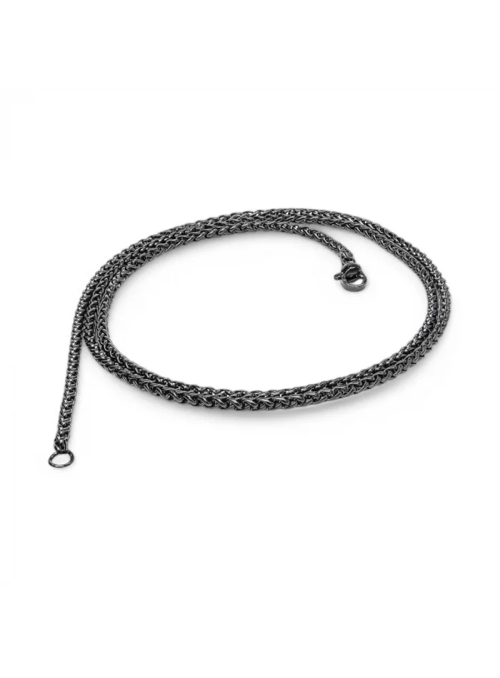 Siyah Renk Çelik Kolye 2.5Mm