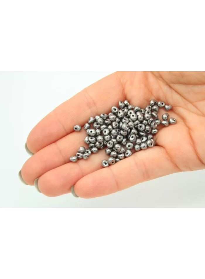 Small Drop Boncuk Kaplama Gri 25gr