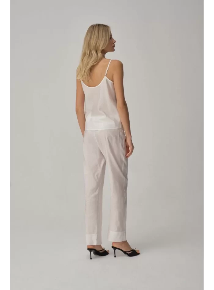 Sophie Şık Vegan Kadın Pijama Takımı - Beyaz