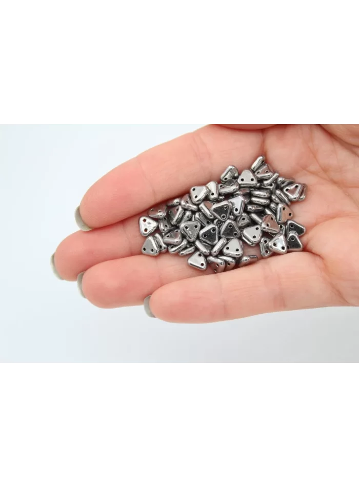 Triangle Boncuk Koyu Gri 25gr