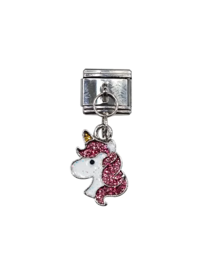 Unicorn Desenli İtalyan Charm