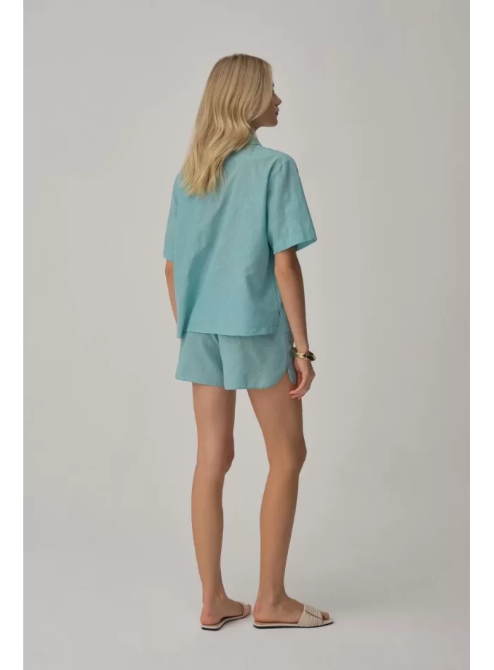 VANESSA Şık Yaz Pijama Takımı - Pastel Renkler