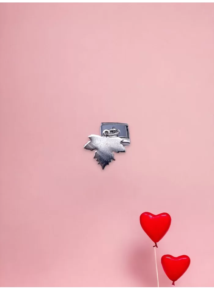 Yaprak Detaylı Sallantılı Charm