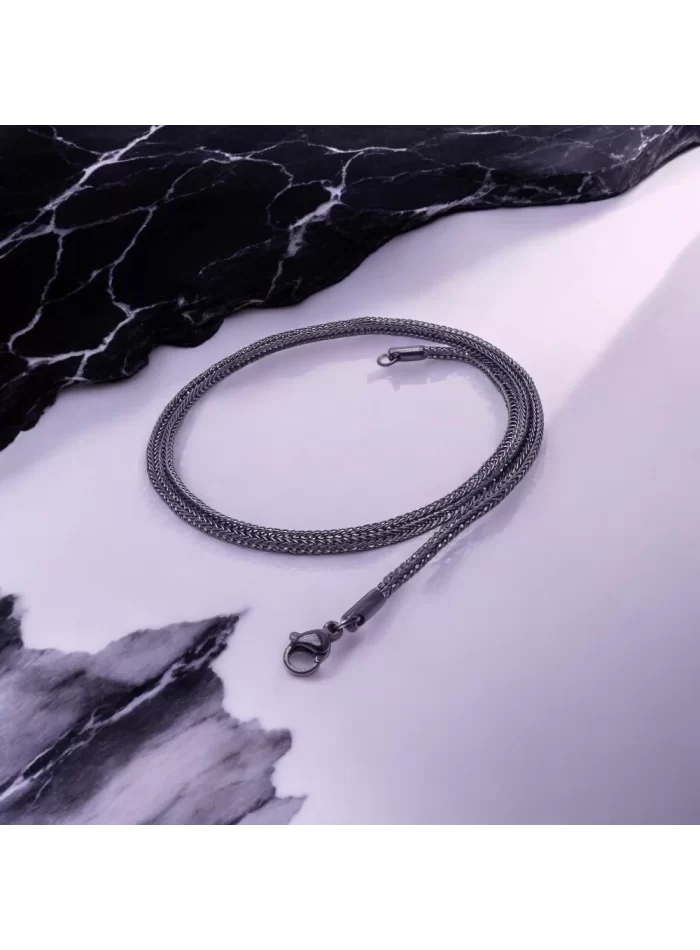 Yılan Zincir Modeli Çelik Kolye 2Mm