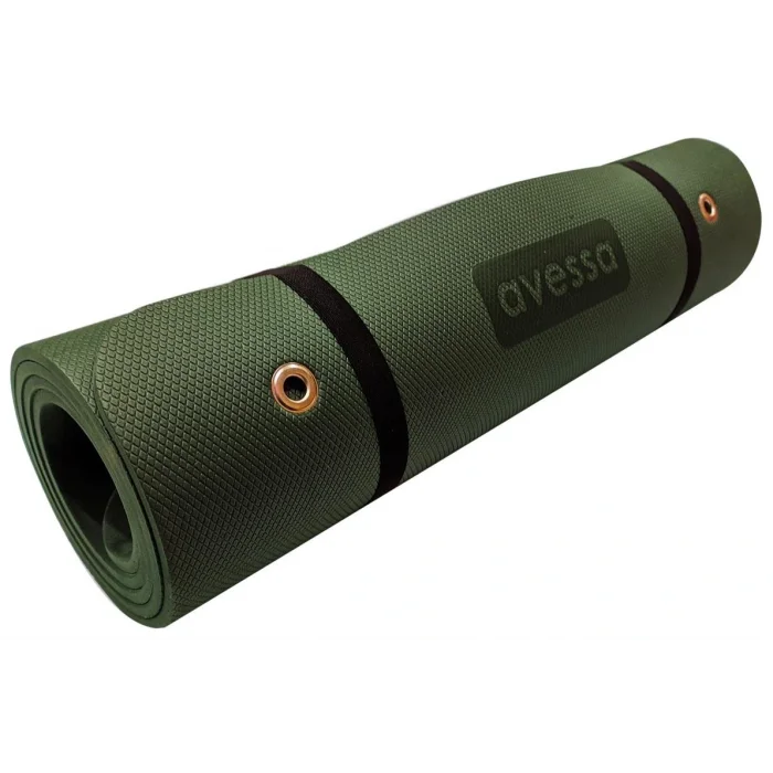 Supertrend 10 mm Outdoor Kamp Matı Pilates Matı Haki Yeşil