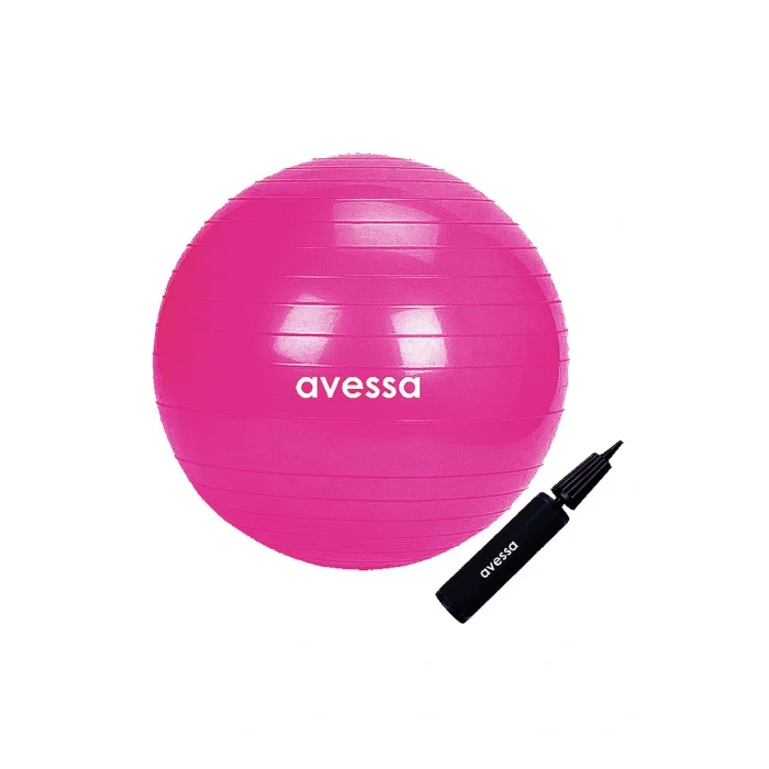 Supertrend Pilates Topu 55 cm Pembe Pompalı