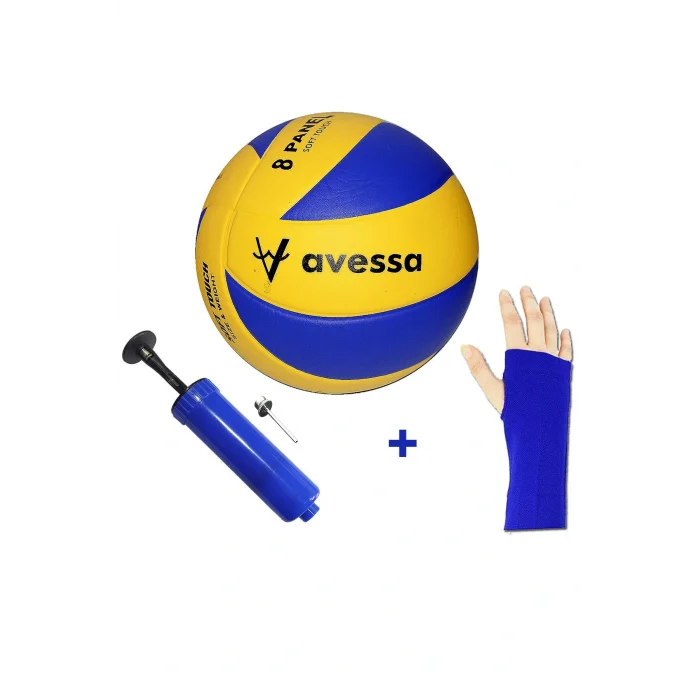 Supertrend VL-400 Voleybol Topu El Pompası ve Parmak Geçmeli Voleybol Kolluğu
