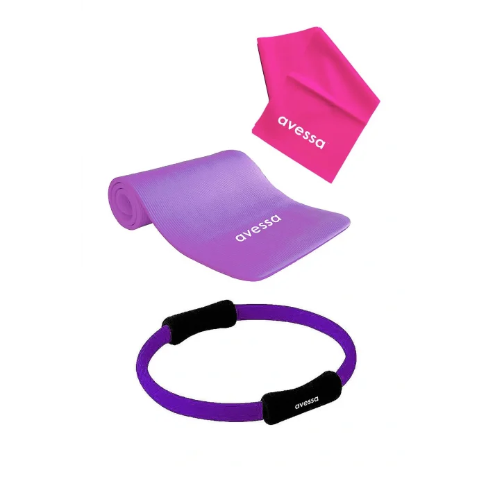 Supertrend 3lü Pilates Set Mor