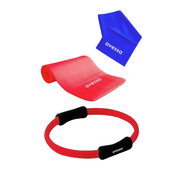 Supertrend 3lü Pilates Seti Kırmızı