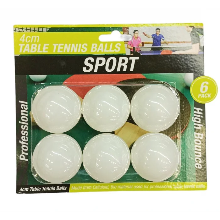 Supertrend Spo-026 Kartela Pinpon Topu 6lı