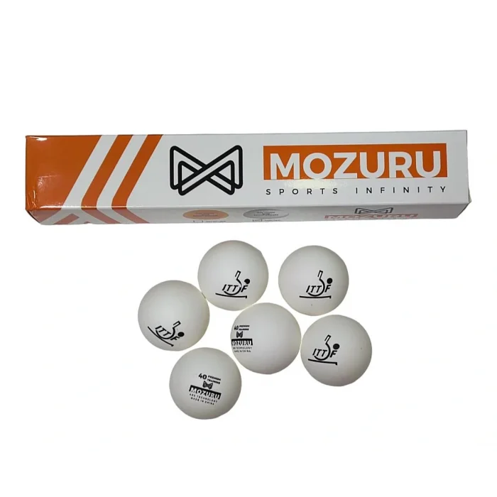 Supertrend Mozuru Mzr006-Wht ITTF Onaylı Beyaz Pinpon Topu 6lı