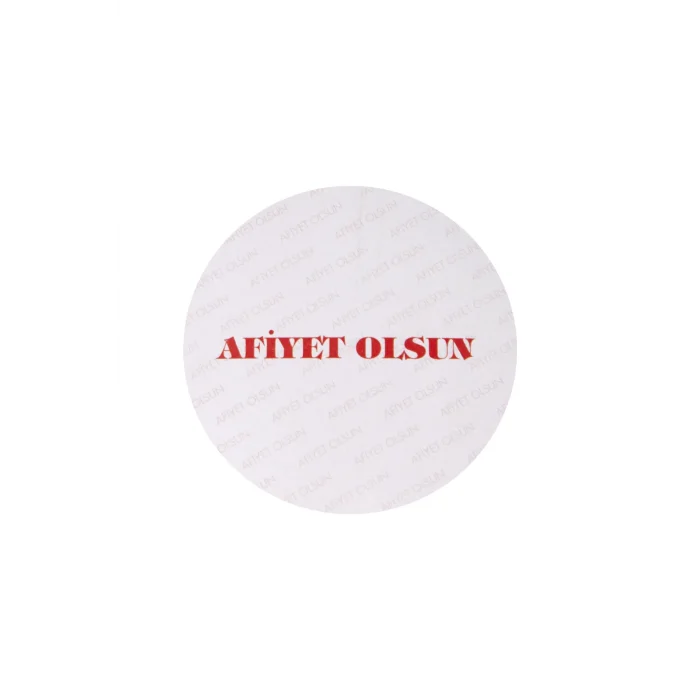 Aluminyum Kapak 202/L Künefe İnce 100lü