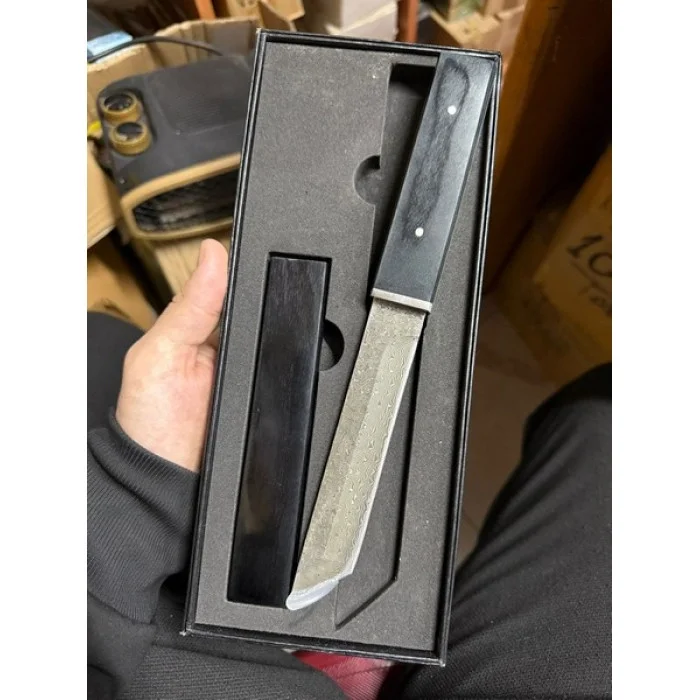 Asuka Japon Samurai Tanto Bıçağı Damascus