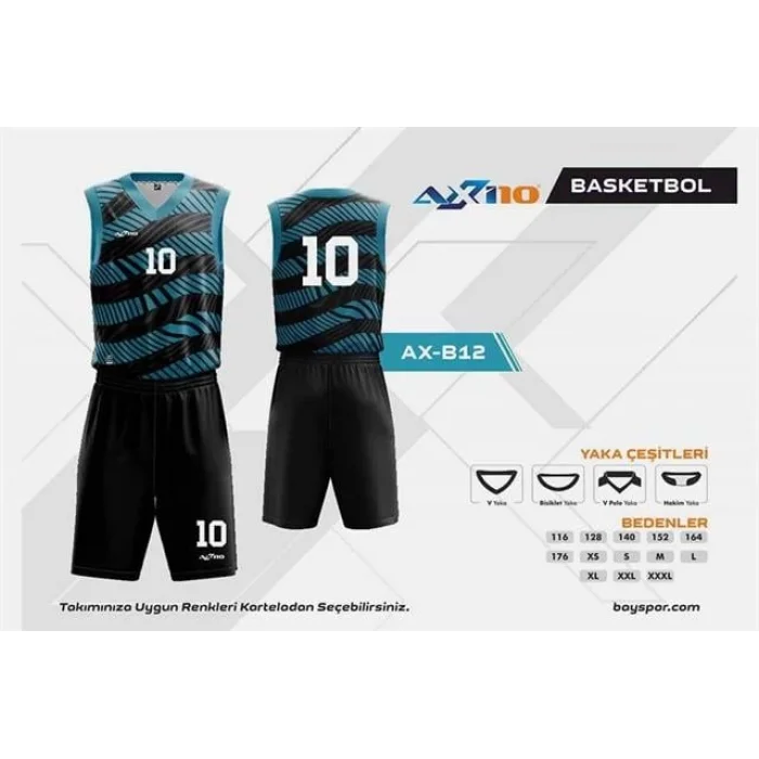 Axi10 AX-B12 Dijital Basketbol Forma Takımı