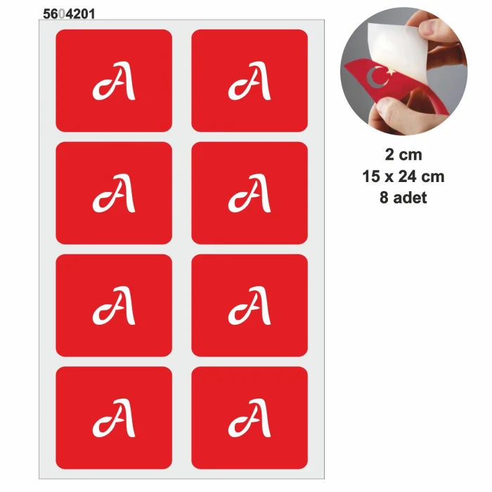 Bayiilere Özel 42 Sayfa Harf ve Rakam Şablon Seti Midi Dövme Deseni