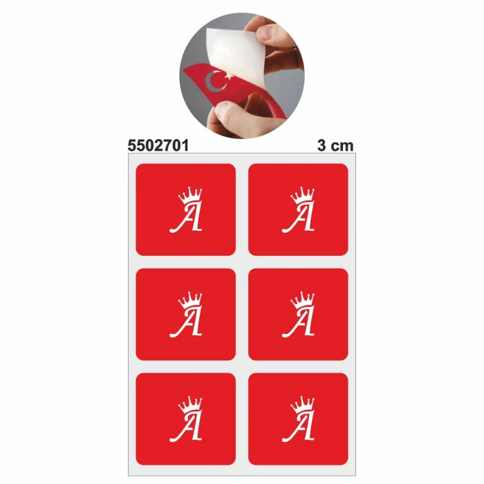 Bayilere Özel Orta Ebat Taçlı Harf 27 Sayfa Dövme Deseni Şablon Seti