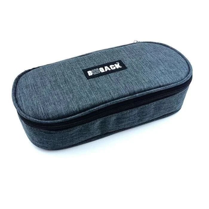 Bback Oval Kumaş Kalemlik / Kalem Kutusu FÜME