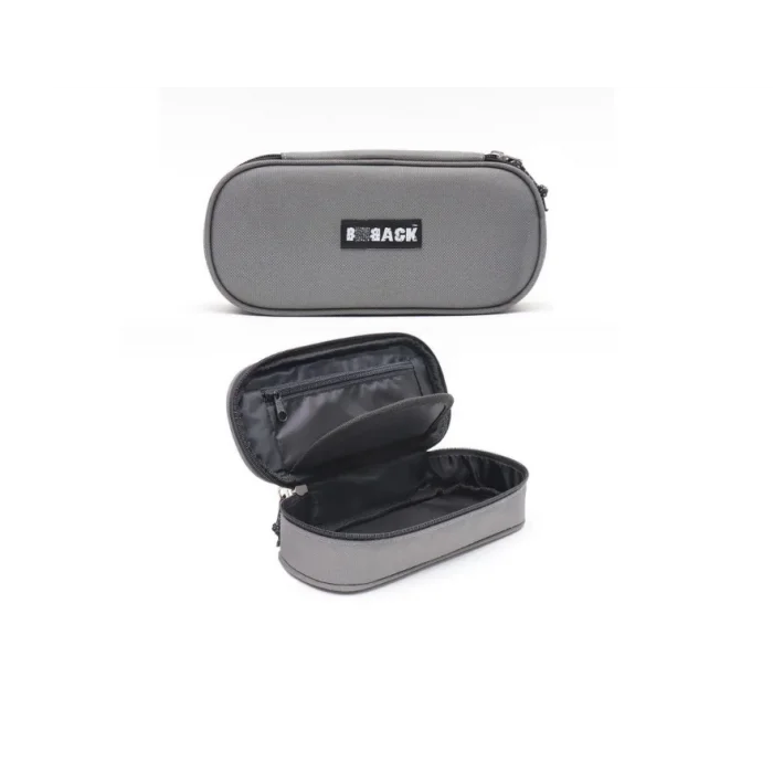Bback Oval Kumaş Kalemlik / Kalem Kutusu GRİ