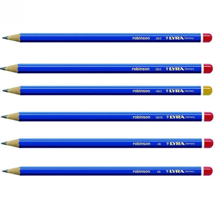 BK Supertrend Robinson Dereceli Kurşun Kalem Seti 6Lı