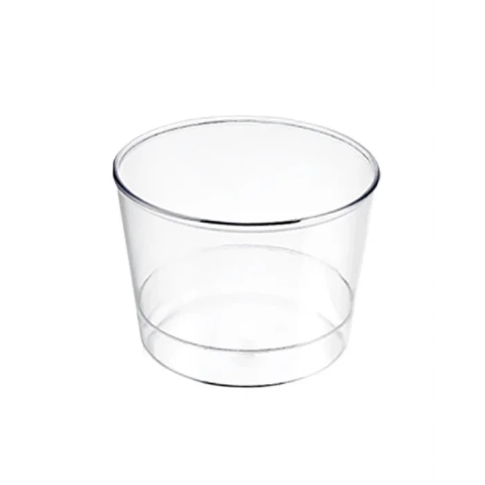 Bodega Plastik Kristal Silindir Tatlı Kasesi 180cc 30 Adet