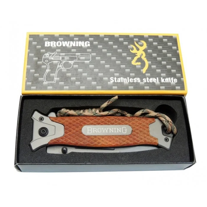Browning Ahşap Çakı İpli