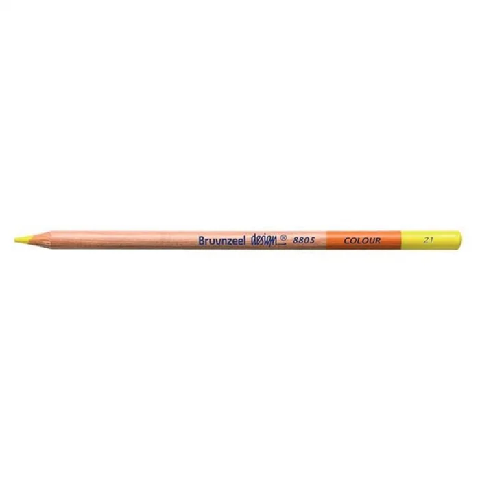 Bruynzeel Design Colour Pencils Kuru Boya Kalemi 21 Light Lemon Yellow
