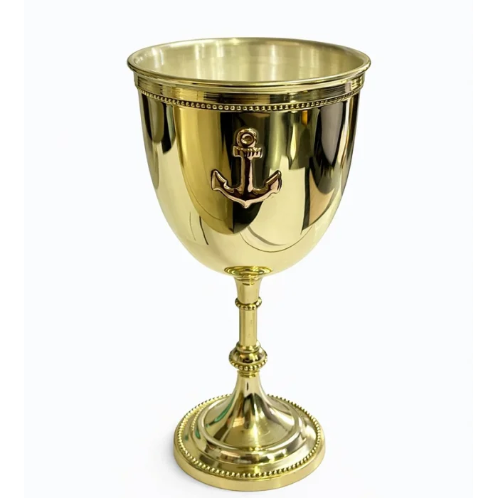 Çapalı Pirinç Kadeh Bardak 11016