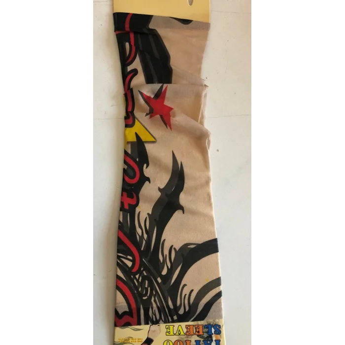 Çift Kol Giyilebilir Dövme Yıldız Desenler Tattoo Sleeve