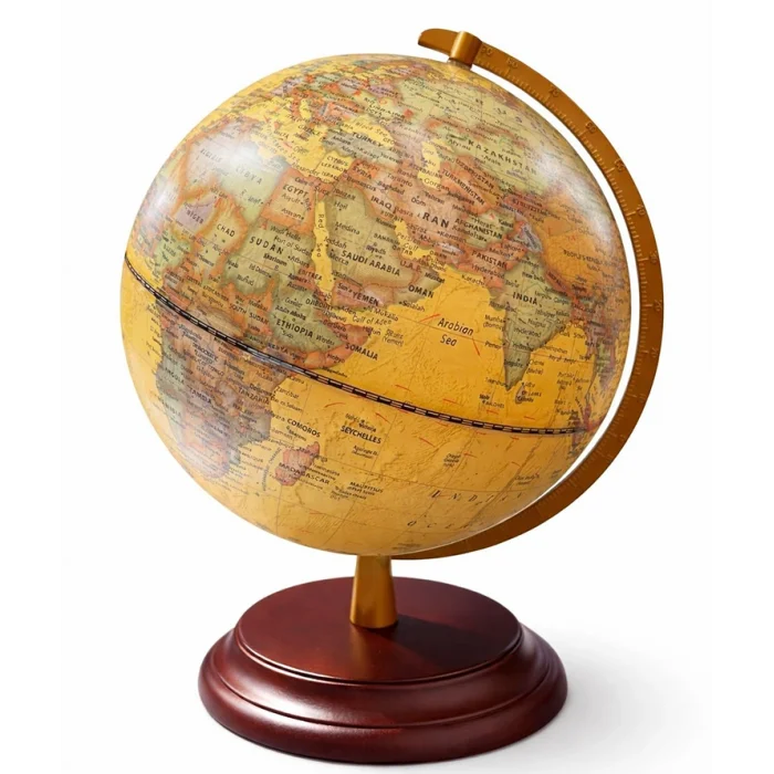 Dekoratif Işıklı Masa Üstü Dünya Küre TKN5261