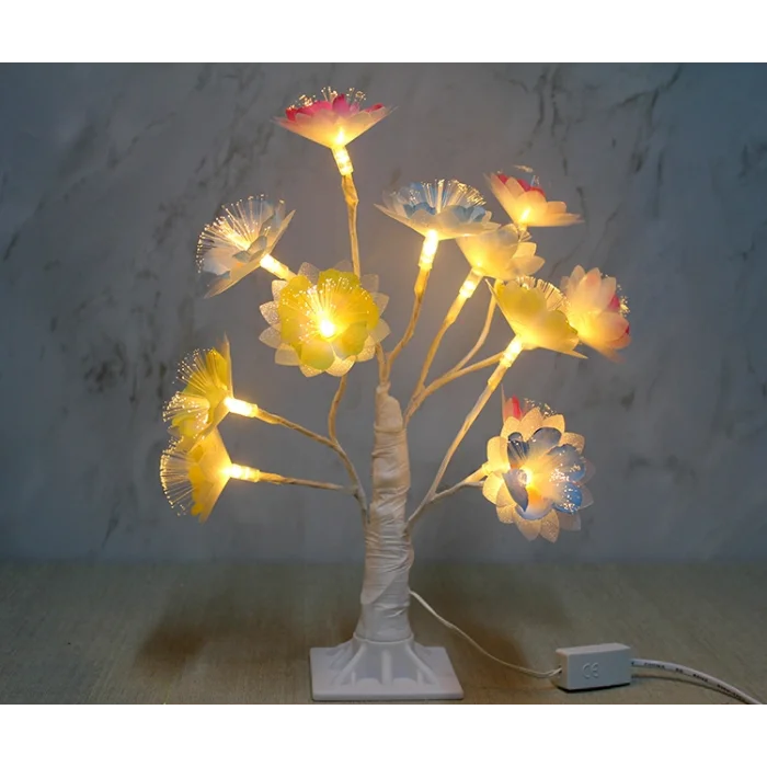Dekoratif Ledli Çiçek TKN1735