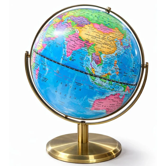 Dekoratif Masa Üstü Dünya Küre TKN5259