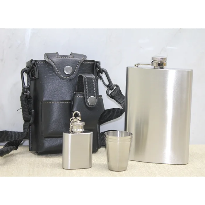 Deri Kılıflı Matara Seti TKN3928